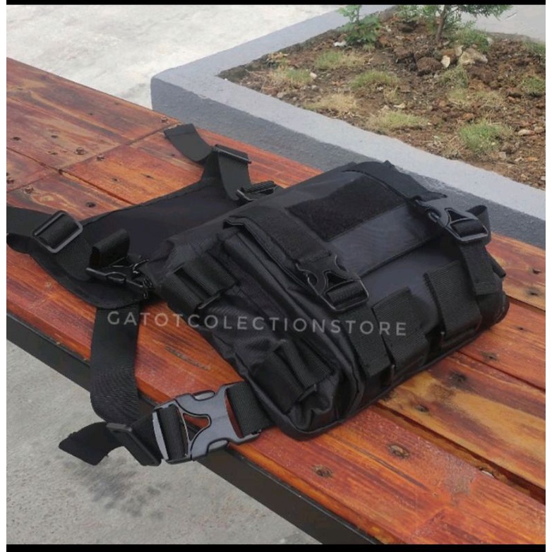 Chestbag Tas Dada Tactical Army Kekinian Hightquality