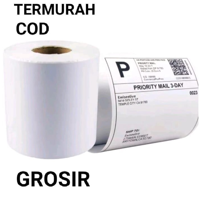 

Termal | Kertas Thermal Termurah Ukuran 100 X 150 Mm A6 Isi 500 Pcs