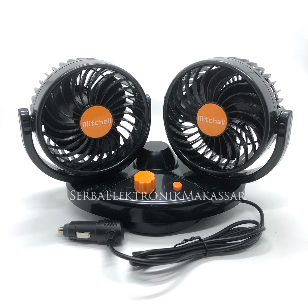 Kipas Mobil Ganda Vehicle Fan Mitchell HX-T515 12Volt HX-T516 24Volt