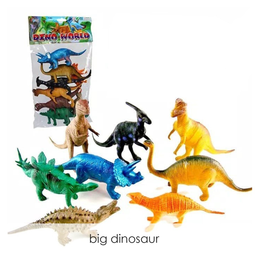 Edufuntoys BIG  DINOSAUR  mainan  anak  miniatur hewan 