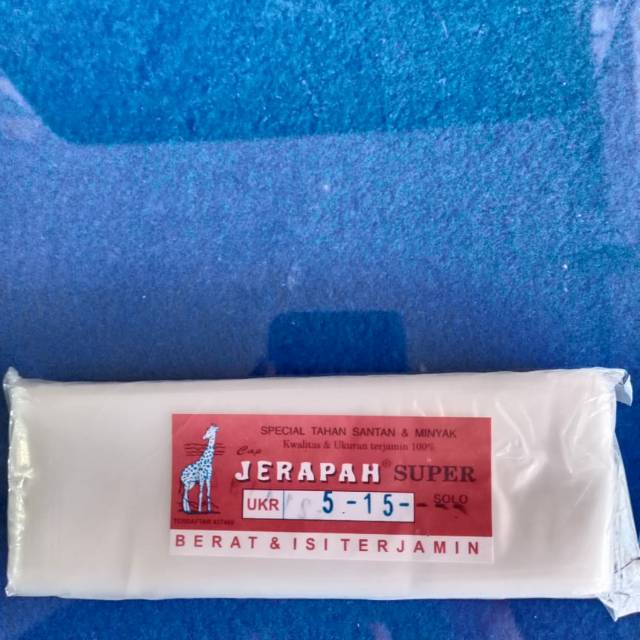 Plastik Es Jerapah 5x15