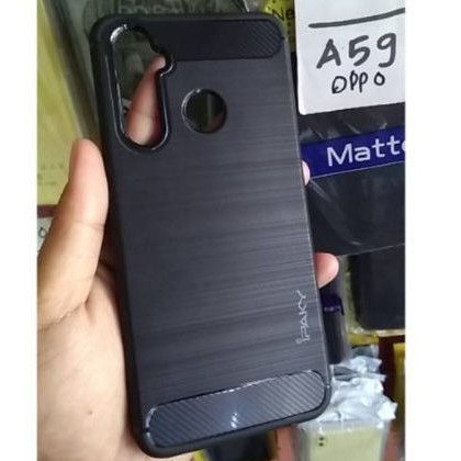 SOFT CASE REALME 5  PRO IPAKY CARBON FIBER REALME 5 PRO BLACK PROMO