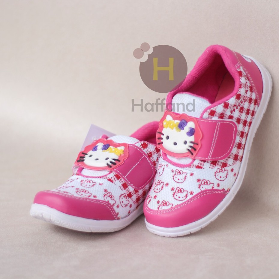 Sepatu anak bayi dan TK ladies 26-30 /spotty helo kitty anak bayi balita perempuan pink kartun anak