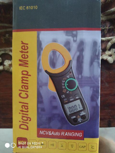 【 Ready Stock】 Njty Multimeter Digital 2000 Counts Auto Range Dengan Tester Ac / Dc Voltage Ac / Dc