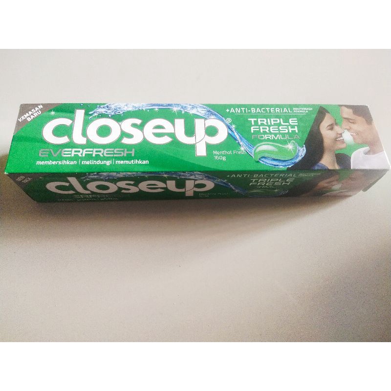 180g CLOSEUP pasta gigi close up closeup anti bacterial triple fresh 160 +20 g  160g exp 2027