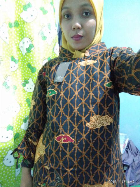 Atasan Batik Dolby Dolbi Dobby Doby Tenun Sutra Tulis Halus Katun Atbm Baron ,sarombit Atasan Dengan