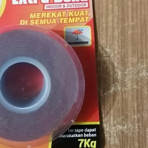 

♟ dextone double tape 1 inch indoor dan outdoor super kuat ➷