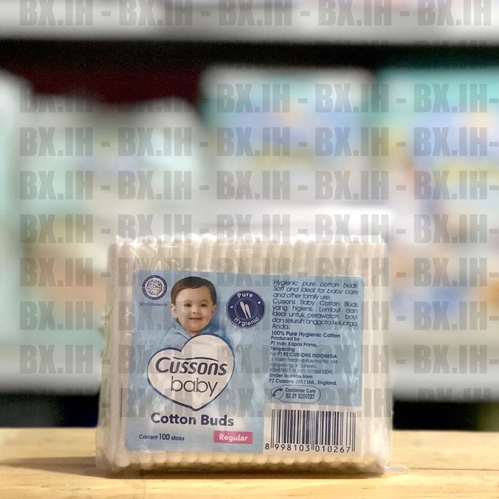 Pembersih Kuping Anak Cussons Baby Cotton Bud Regular 100 sticks