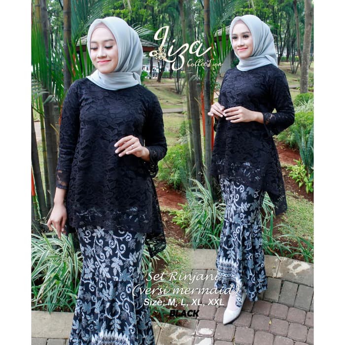 set kebaya brukat rinjani rok duyung berkualitas