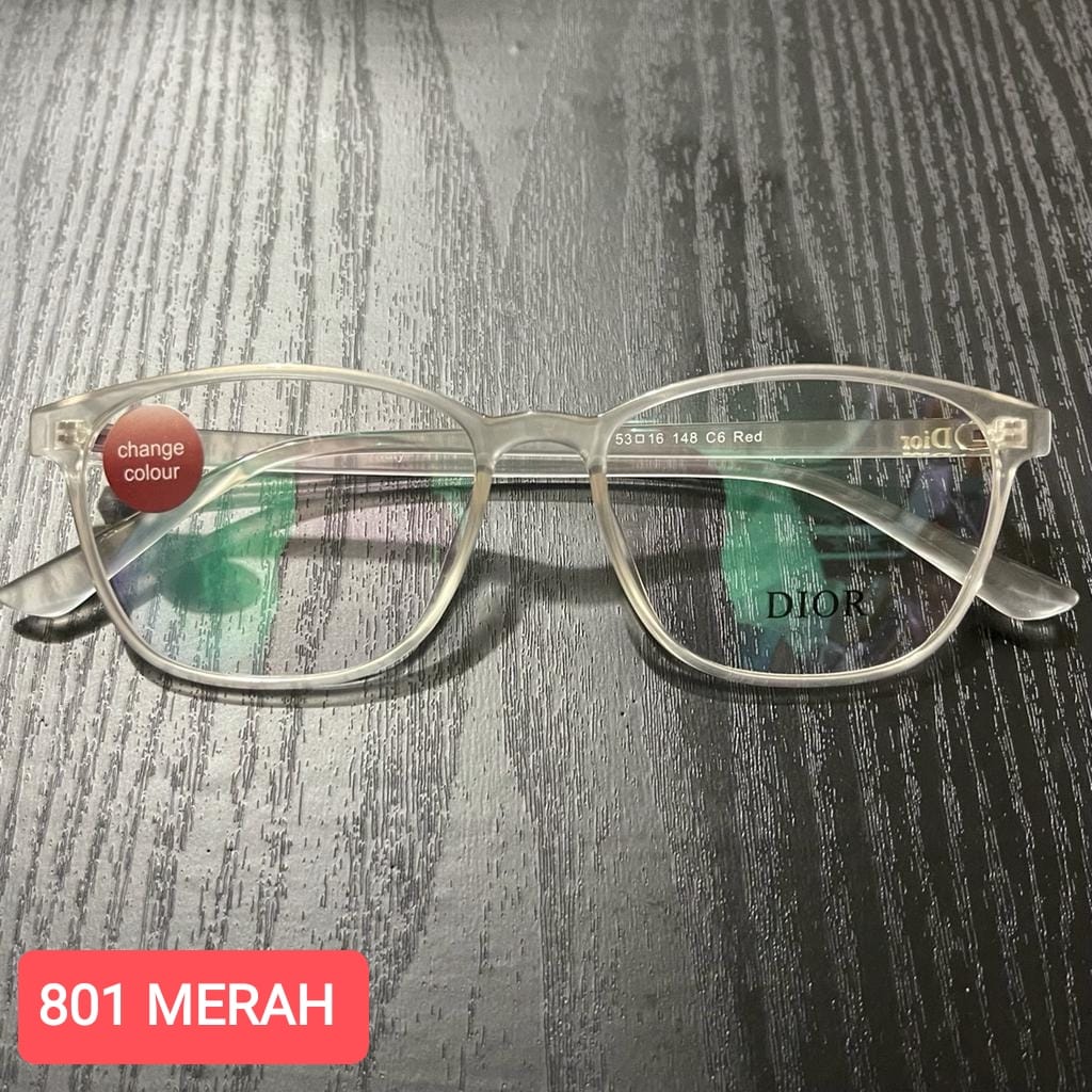 kacamata bisa berubah bingkai/frame kacamata fashion wanita termurah dan terlaris/kacamata photocromic berubah warna/kacamata lensa anti radiasi wanita pria