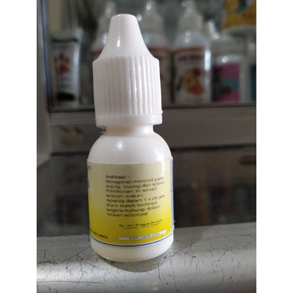 WELL 10 ml - Obat Mencret/Obat Cacing Khusus Untuk Anjing, Kucing dan Kelinci