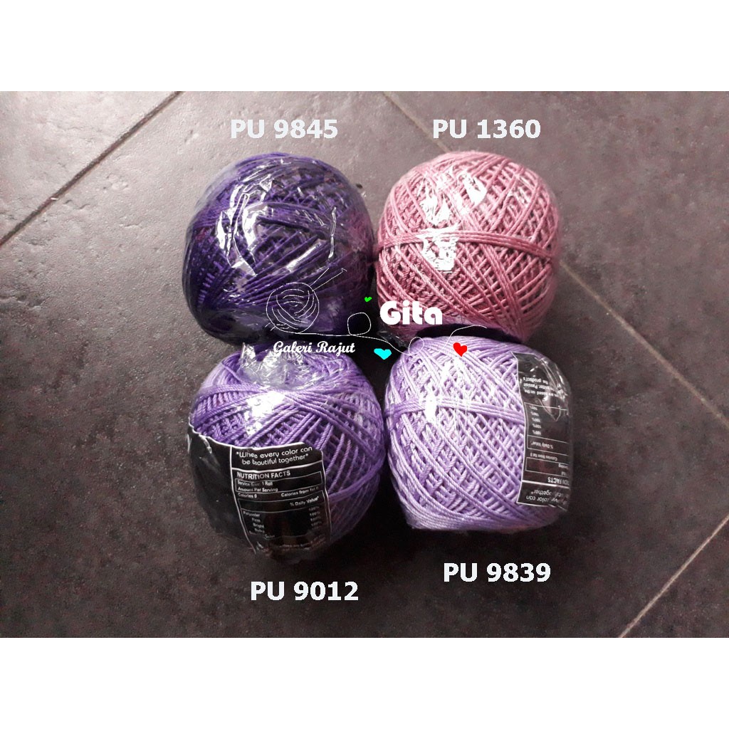 Benang Rajut Polyester Bright (Poly Kilap) United/Poly Union