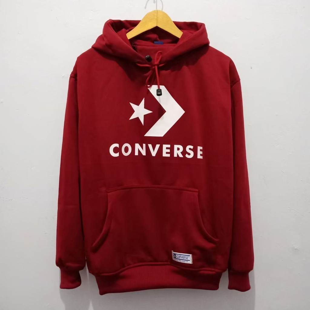 JD- SWEATER HOODIE CONVERSE  POLOS TEBAL  DAN NYAMAN PRIA DAN WANITA PREMIUM