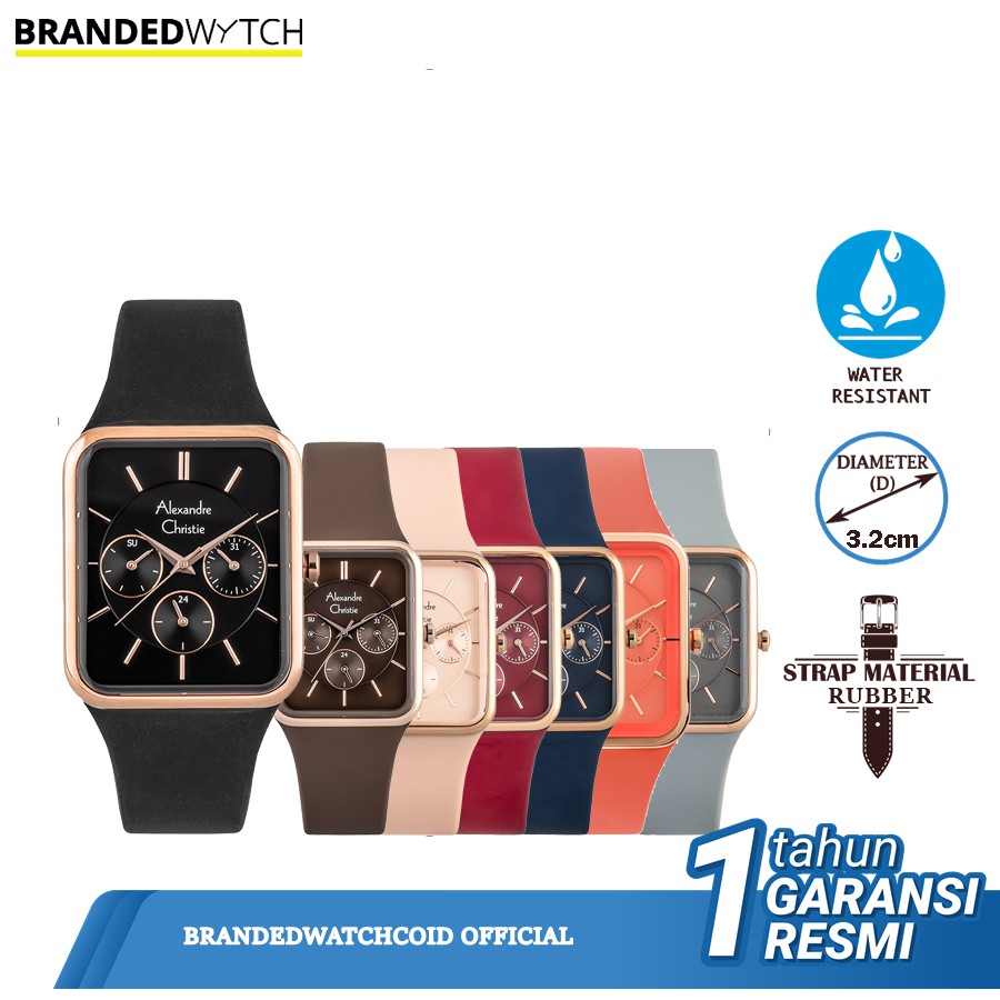 Alexandre Christie AC 2744 Original Jam Tangan Wanita Alexandre Christie 2744