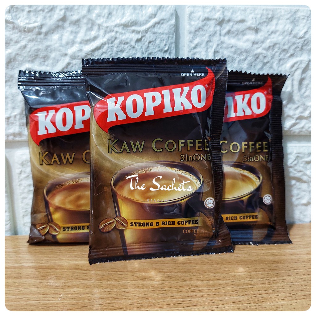 

Kopiko Kaw Coffee 3in1 Sachet