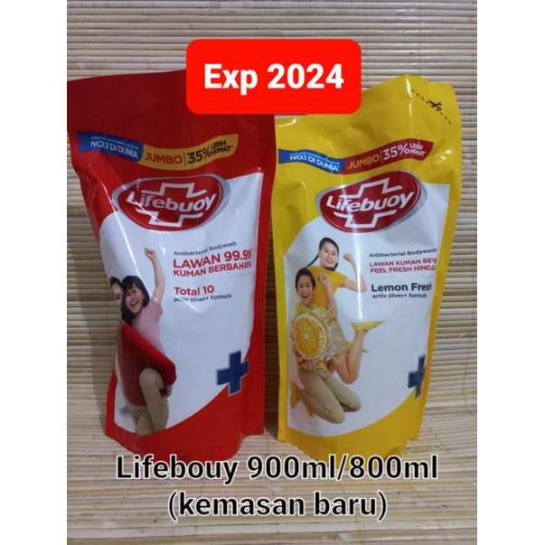 Lifebuoy body wash  sabun cair 850 ml kemasan baru