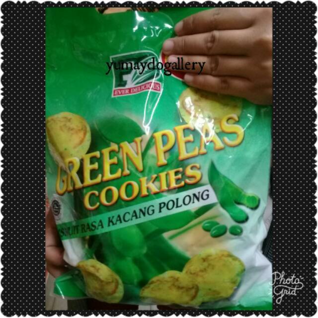 

Green peas cookies / cookies rasa kacang polong 400gram