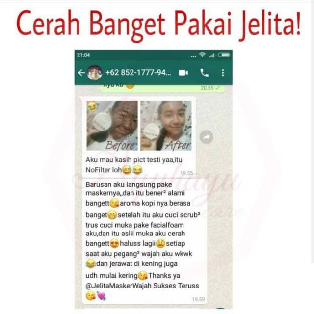 MASKER WAJAH ORGANIK JELITA OBAT JERAWAT ALAMI KOMEDO PEMUTIH PENCERAH HALAL HERBAL GREENTEA COFFEE