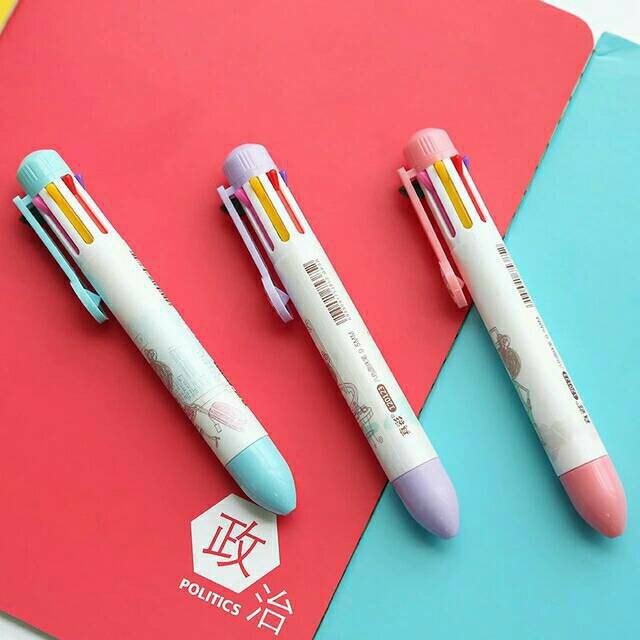 

BARU BALLPOINT , PEN 8 WARNA , PEN 8 IN 1