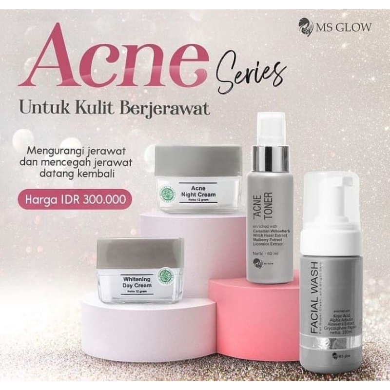 MS GLOW ORIGINAL // PAKET Kecantikan / SKINCARE