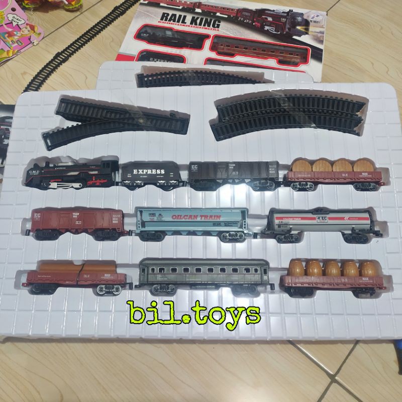 KERETA RAIL KING MAINAN ANAK KERETA API KLASIK