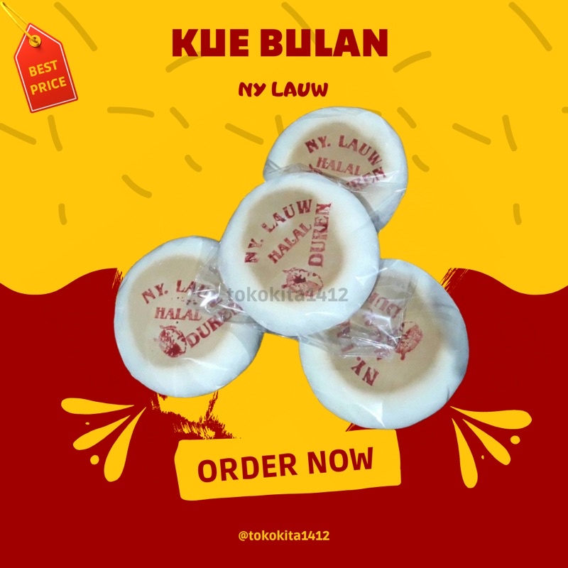 Kue Bulan Ny Lauw Asli Tong Cu Pia Mooncake Phia Kue Roda Halal