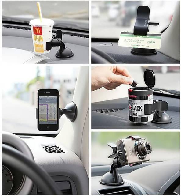 CAR HOLDER UNIVERSAL Lazypod Phone Holder 360 Derajat Car Holder Hp Mobil Phone Mount Handphone Gps