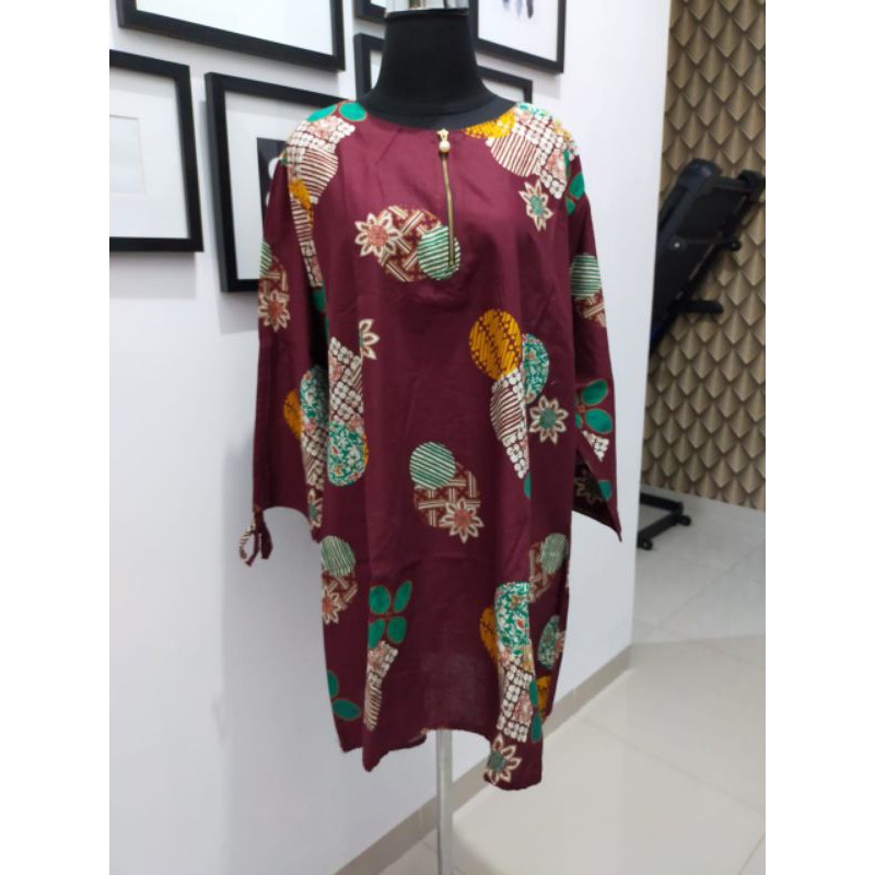 TUNIK BATIK KNK RESLETING DEPAN