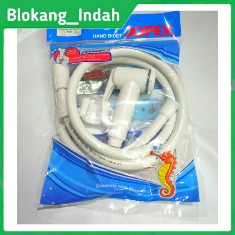Jet Shower Kloset Toilet JOPEX Tipe bdc02w / Hand Bidet / Shower Cebok