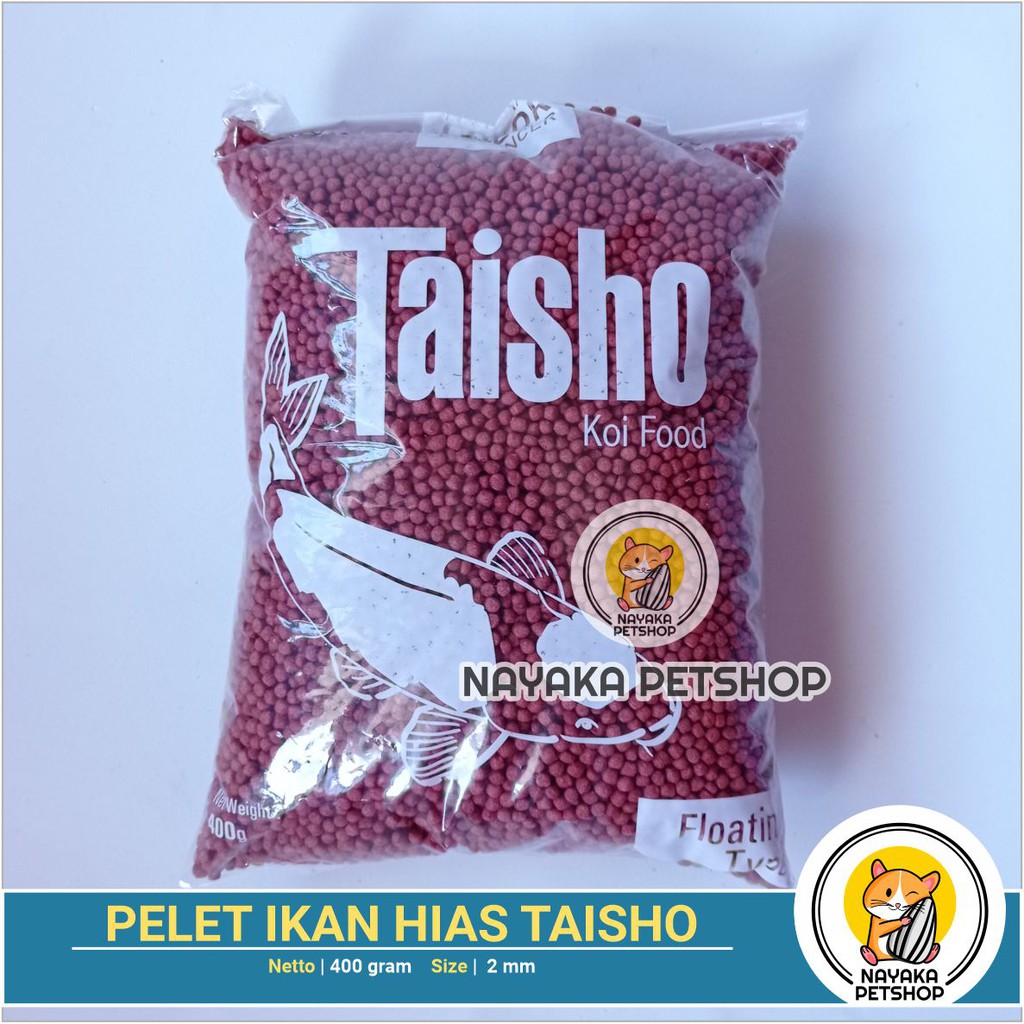 Taisho 400 gr Pakan Koi Taiso Makanan Pelet Ikan Hias