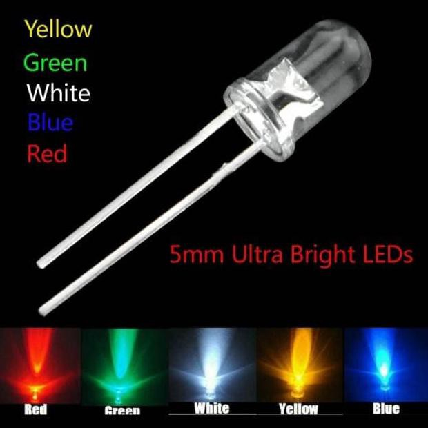 

LED 5MM Bening Ultra Bright Warna (Red, Green, Blue, White, Yellow) - Biru beetron65 Ayo Order