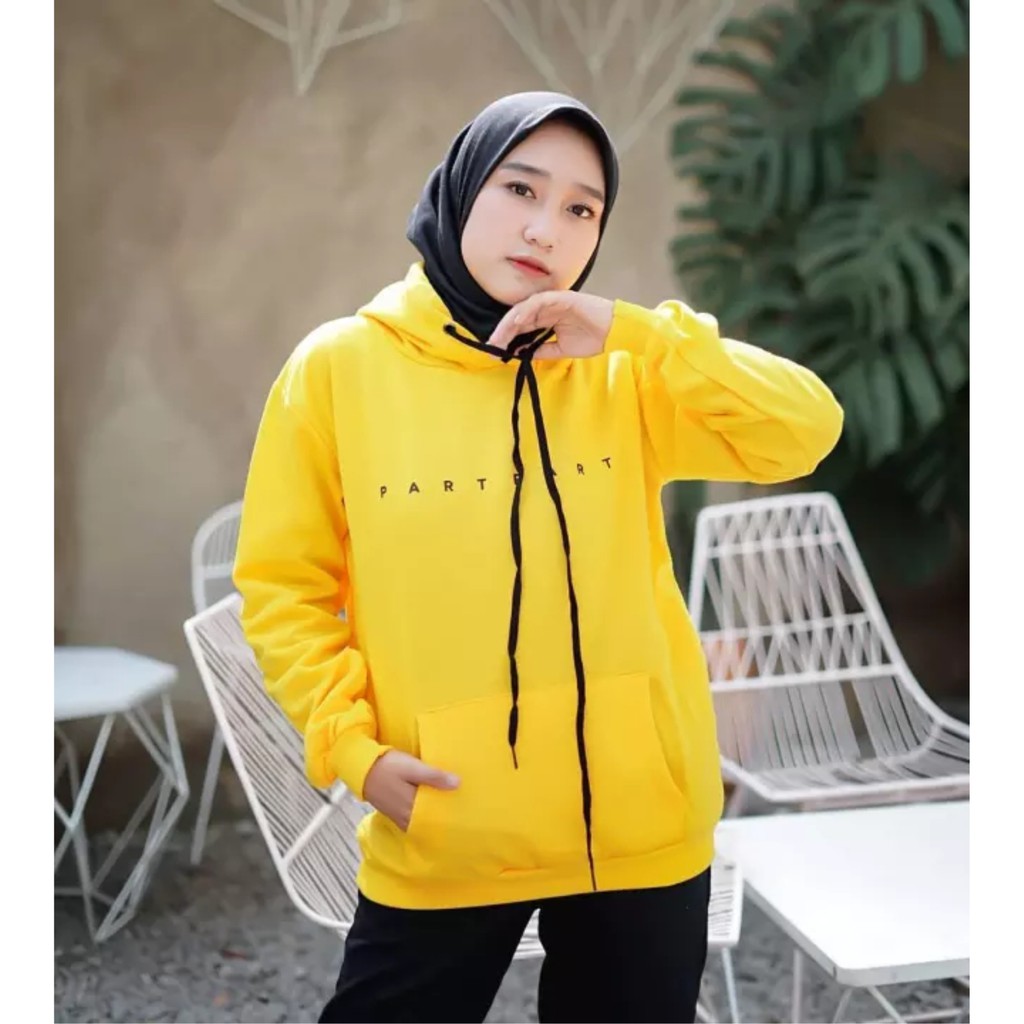 FenishaStore Sweater Hoodie Wanita Kekinian PART PART Size M-L-XL-XXL