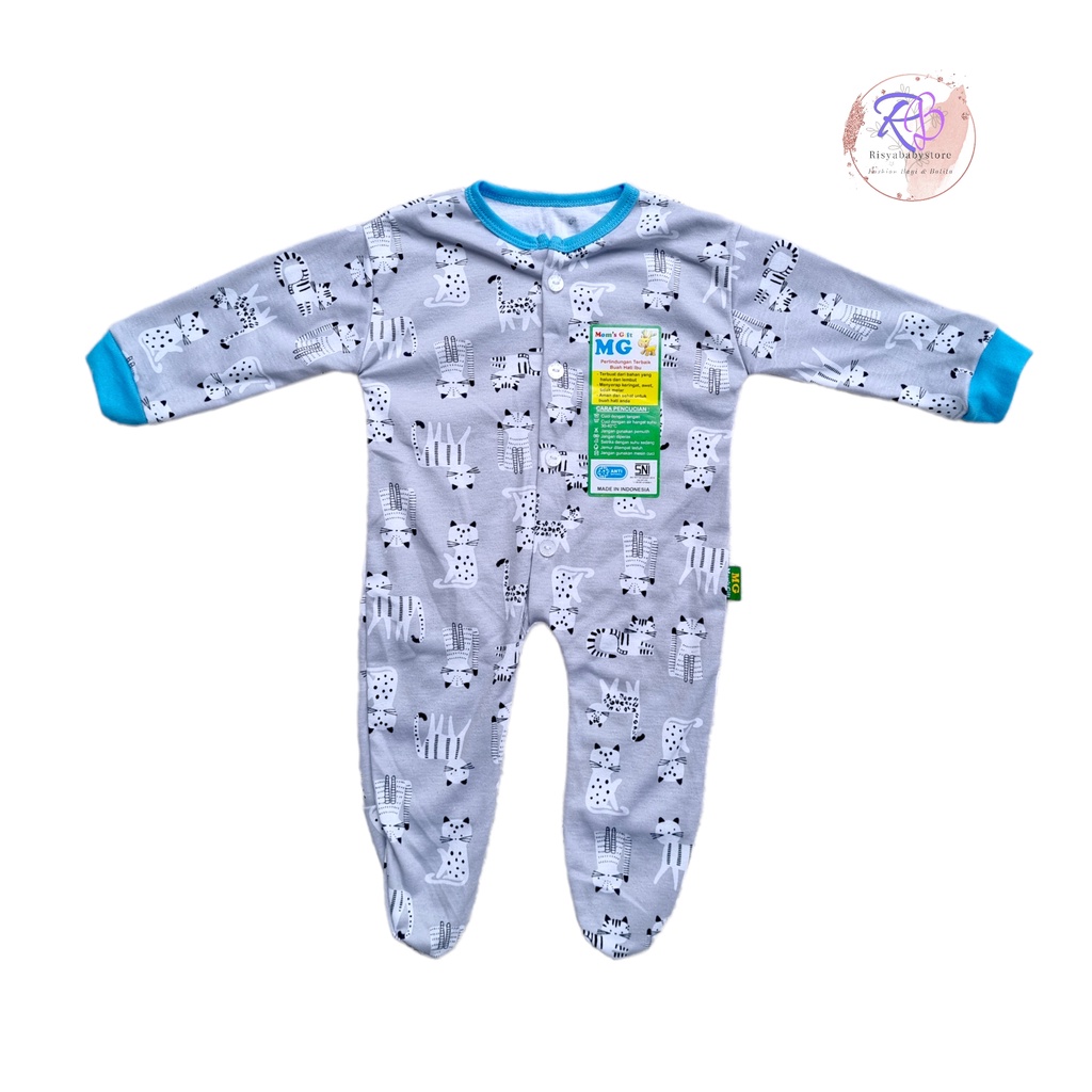 Sleepsuit bayi newborn fullprint 1pcs / sleepsuit Momgift katun double bayi baru lahir