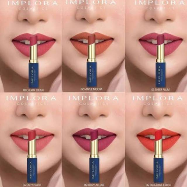 Lipstik implora intense matte / lipstik batangan