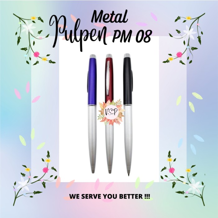 

New Arrival Pen Promosi-Souvenir Pen Metal PM 08 Low Price!