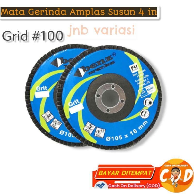 Mata amplas gerinda mata amplas susun 4 inch 100