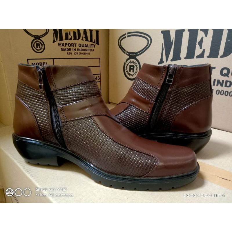 SEPATU KULIT PRIA DEWASA SEPATUPRIA SEPATUKULIT SEPATU BOOTS PRIA SEPATU PDH PRIA SEPATU POLISI