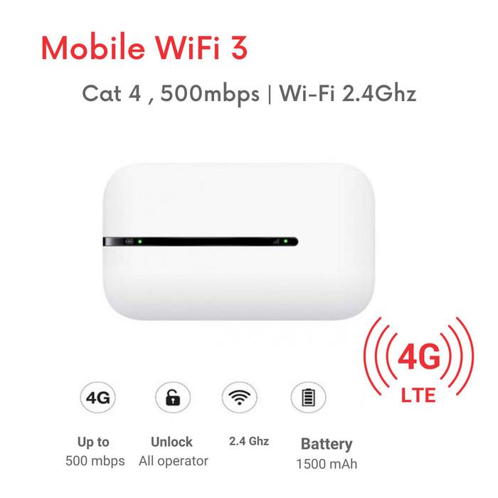 Modem Mifi E5576 4G Lte 500Mbps Unlock Modem Wifi All Operator