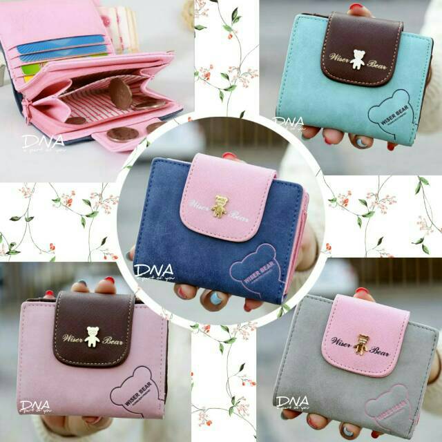 dompet mini cewek / dompet teddy bear / dompet lucu / dompe unik / dompet termurah