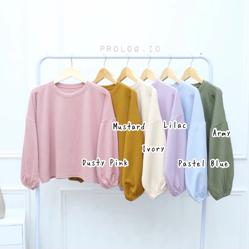 MICHEEL PUFFY TOP BLOUSE