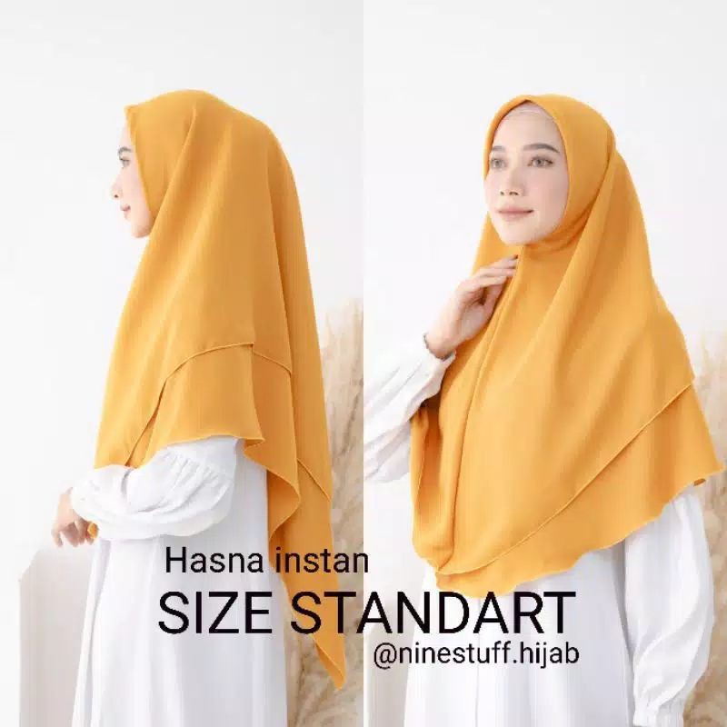 Ninestuff Hijab | Hijab Hasna Instan bolbal+Cadar