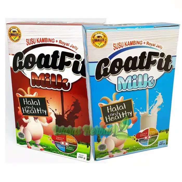

GOATFIT-MILK (SUSU KAMBING + ROYAL JELLY) Asli Original