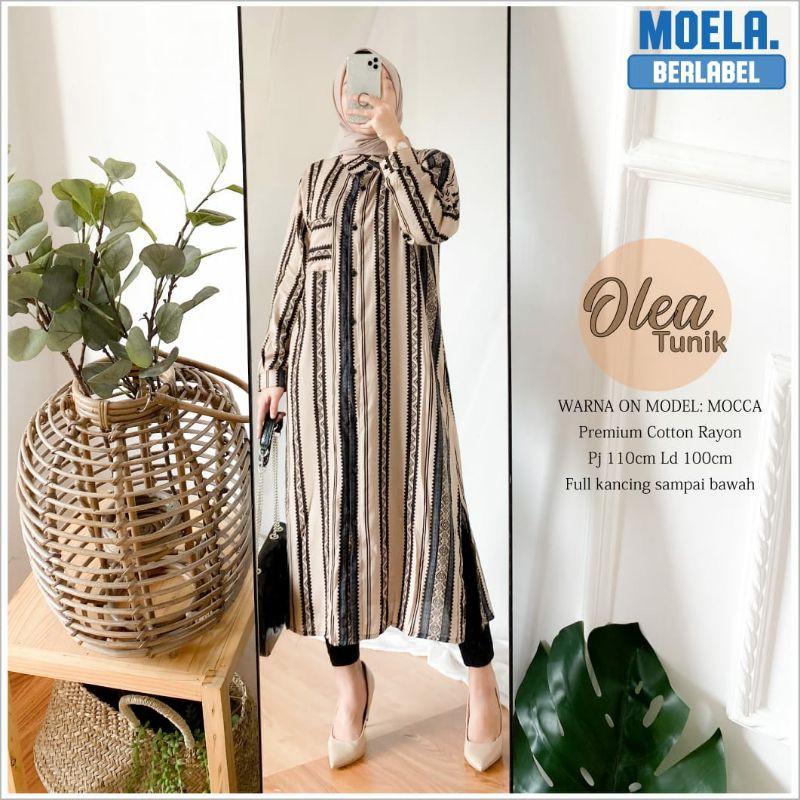 OLEA TUNIK ORI MOELA BERLABEL