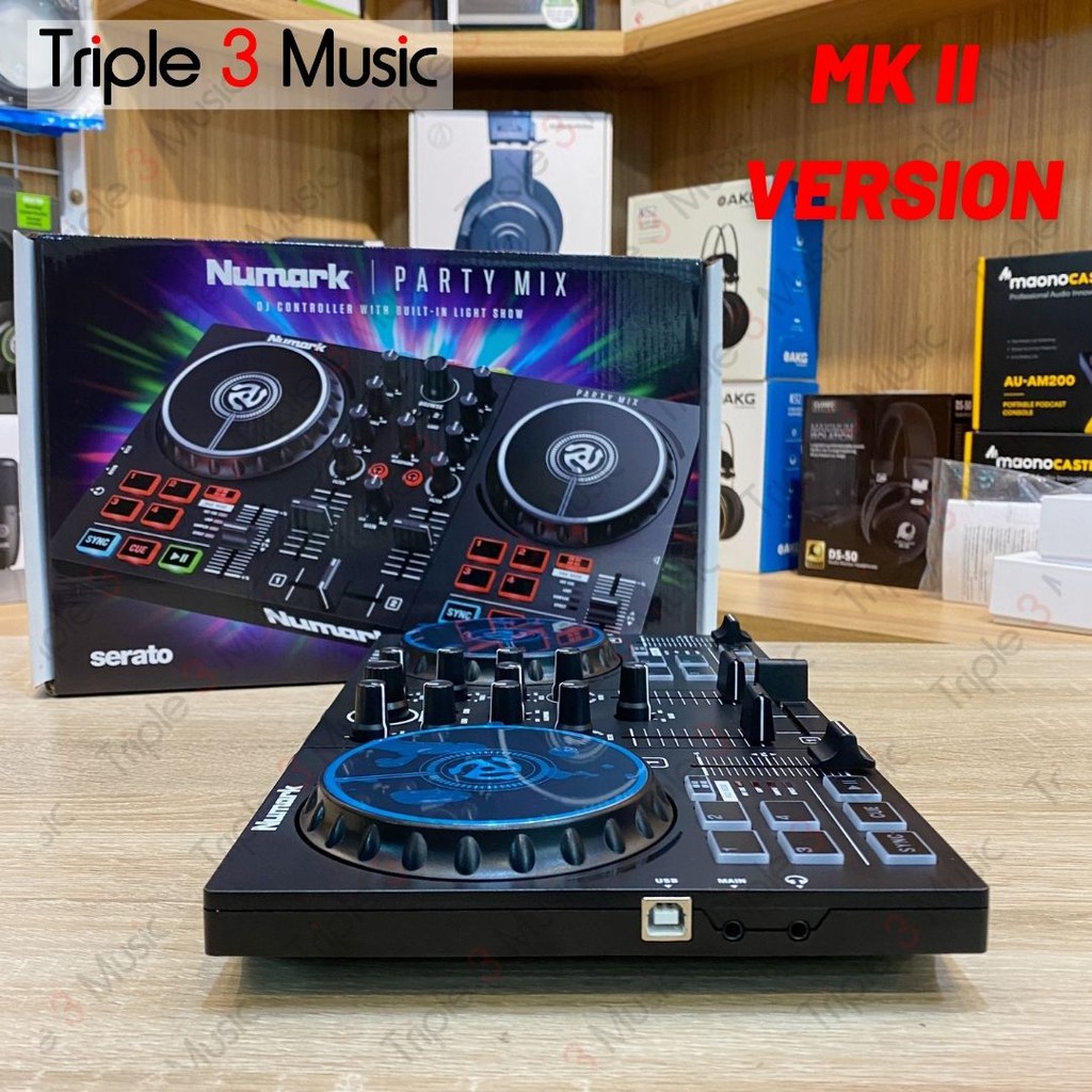 Numark Party Mix Partymix DJ Controller built in Interface virtual dj