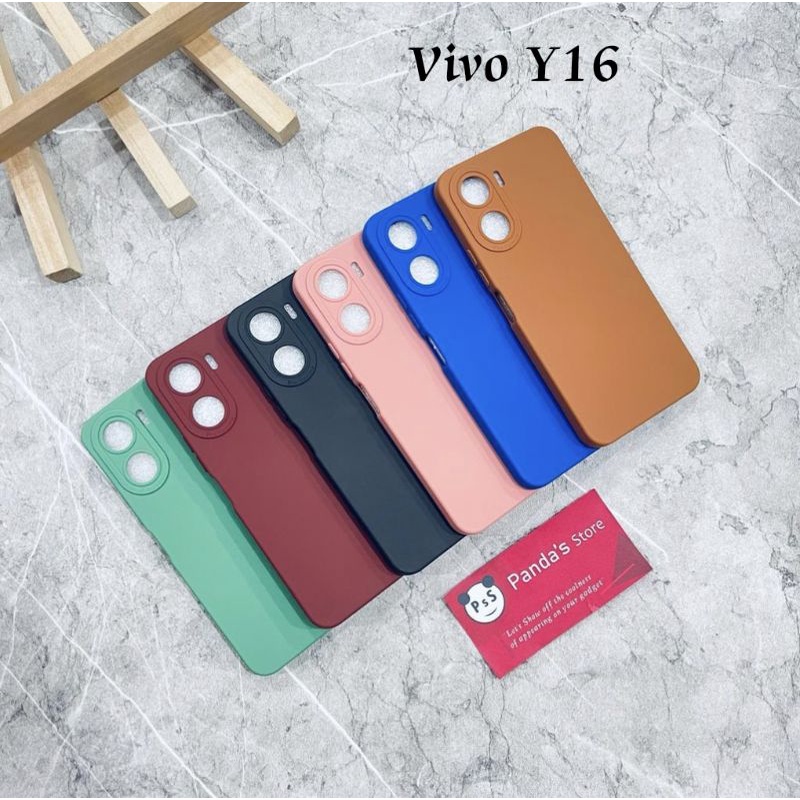 Softcase Pro Camera Vivo Y16 2022 Candy Case Full Color 3D Silikon TPU