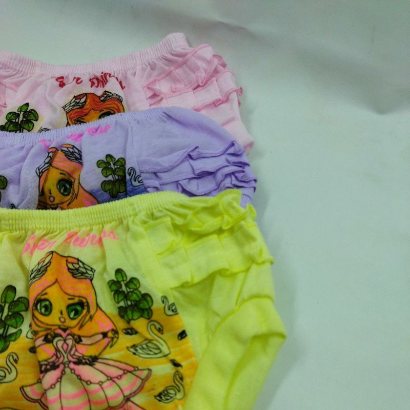 Celana Smoke Pop Rempel Princess 2-3 Tahun / Celana Pop Anak Murah / Short Pants Kids Pendek