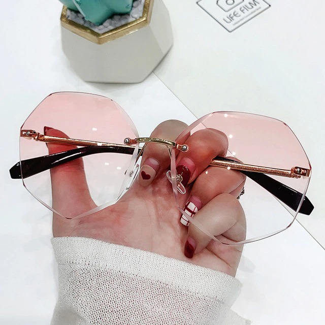 DODORY K711 Kacamata Fashion Bentuk Hexagonal Sunglasses Frame  Style