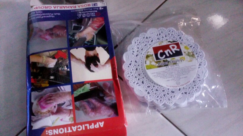 Sarung Tangan Plastik Rosa Isi 100pcs