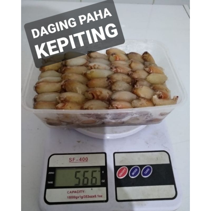 

daging paha capit kepiting kupas