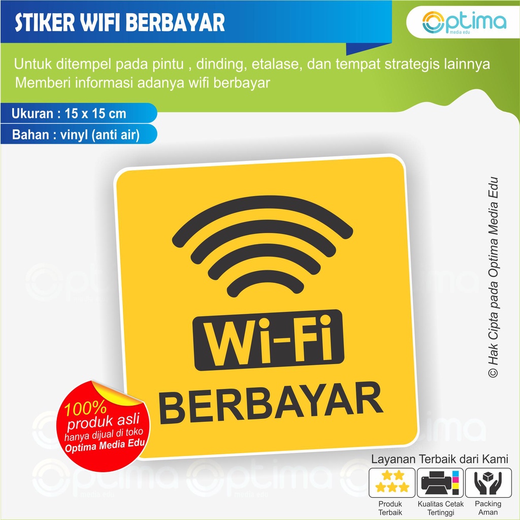 

STIKER Tulisan WIFI BERBAYAR